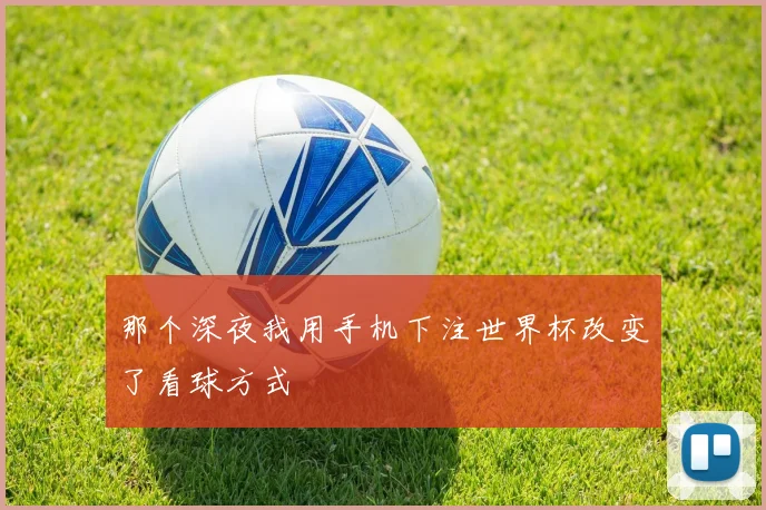 那个深夜我用手机下注世界杯改变了看球方式